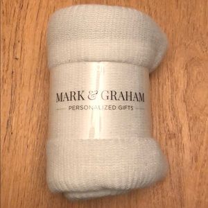 Mark & Graham Acrylic throw. Gray. Never used.